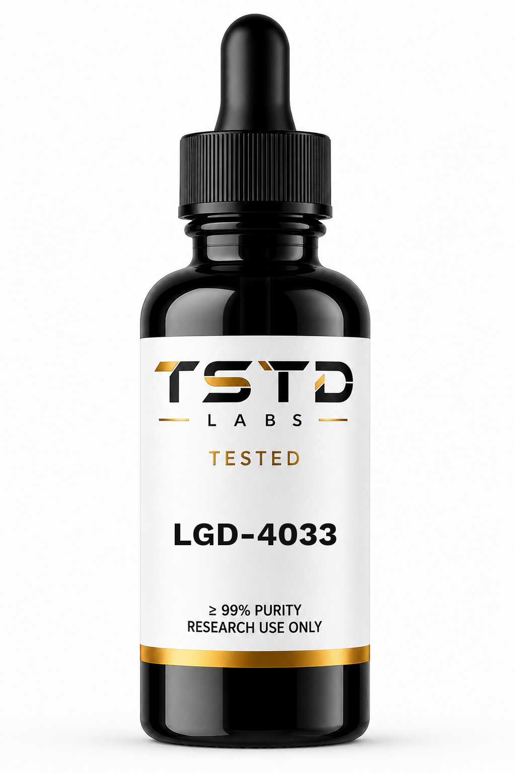 LGD-4033 research product artwork, labeled for research use only