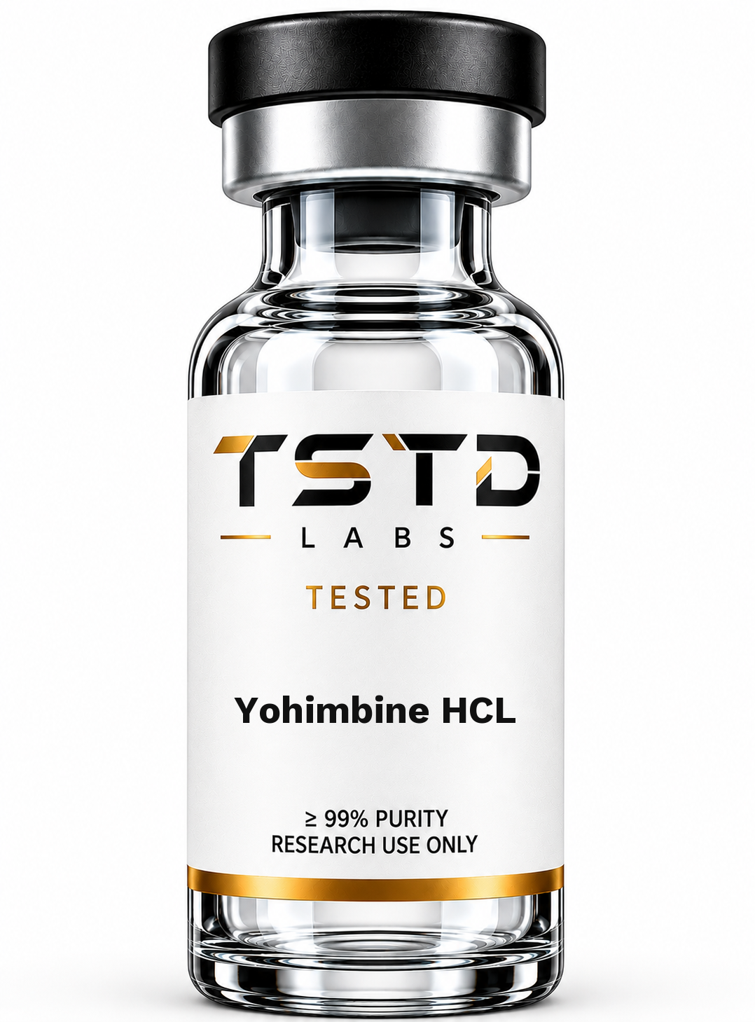 Yohimbine HCL research product artwork, labeled for research use only